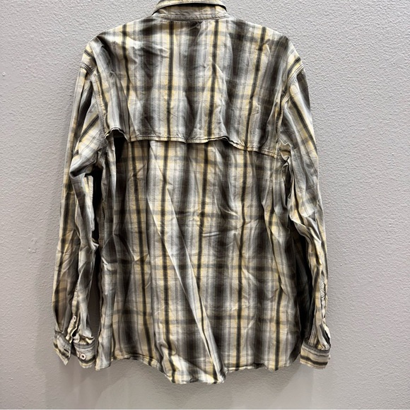 Carhartt Mens Shirt Size XL Button up Multicolor  Force Mandan Plaid Relaxed Fit - Picture 3 of 6